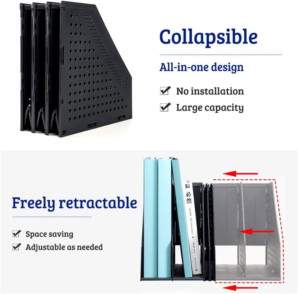 Collapsible Magazine Holder Pl - Magazine Holder Rack recension och pris