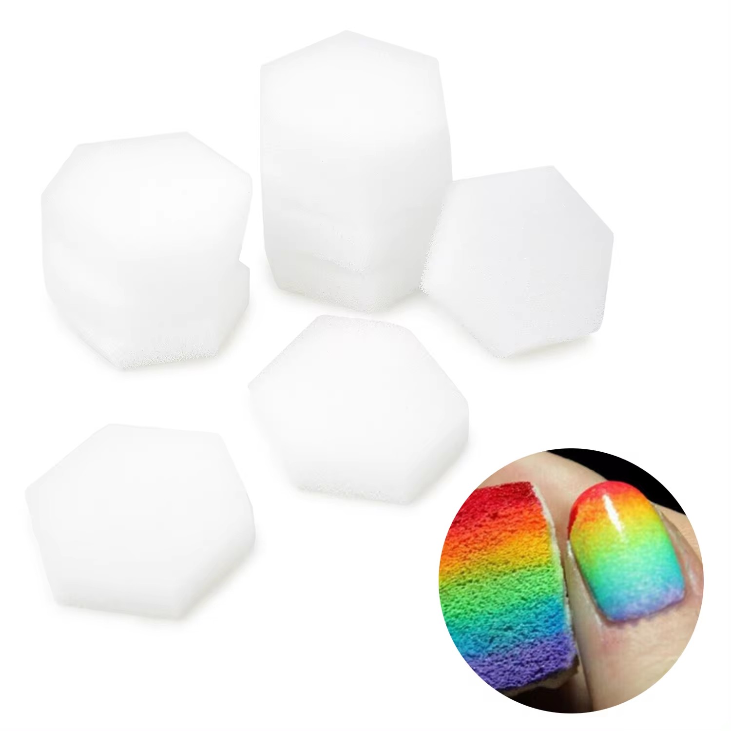 80Pcs Hexagon Soft Sponges, Li - Gel Refill Pack recension och pris