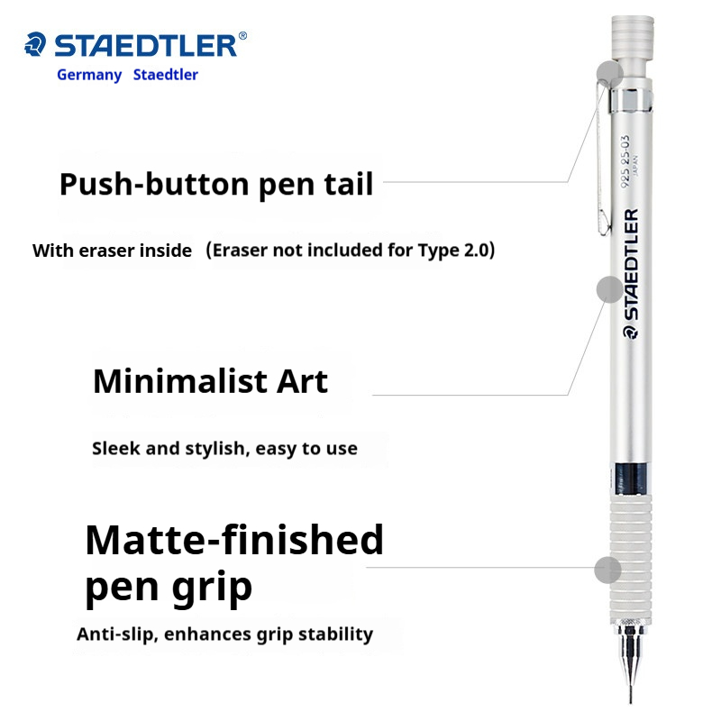 Staedtler 925 Full Metal Draft - Mechanical Pencil 0.3 recension och pris