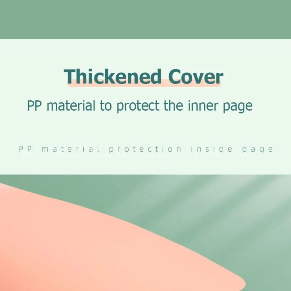 4Pcs PP Loose-leaf Book Cover  - Binder A4 Lever recension och pris