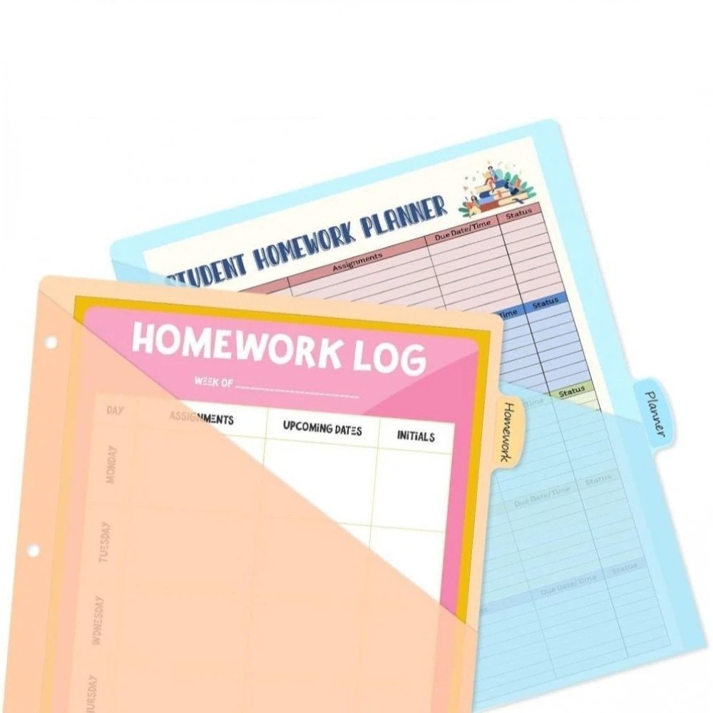 8 pcs Durable A4 Pastel Binder - Tab Divider A4 recension och pris