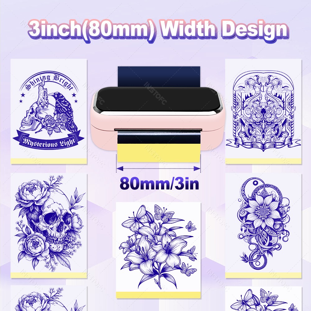 Mini Tattoo Stencil Printer AI - Ink Blotter Paper recension och pris