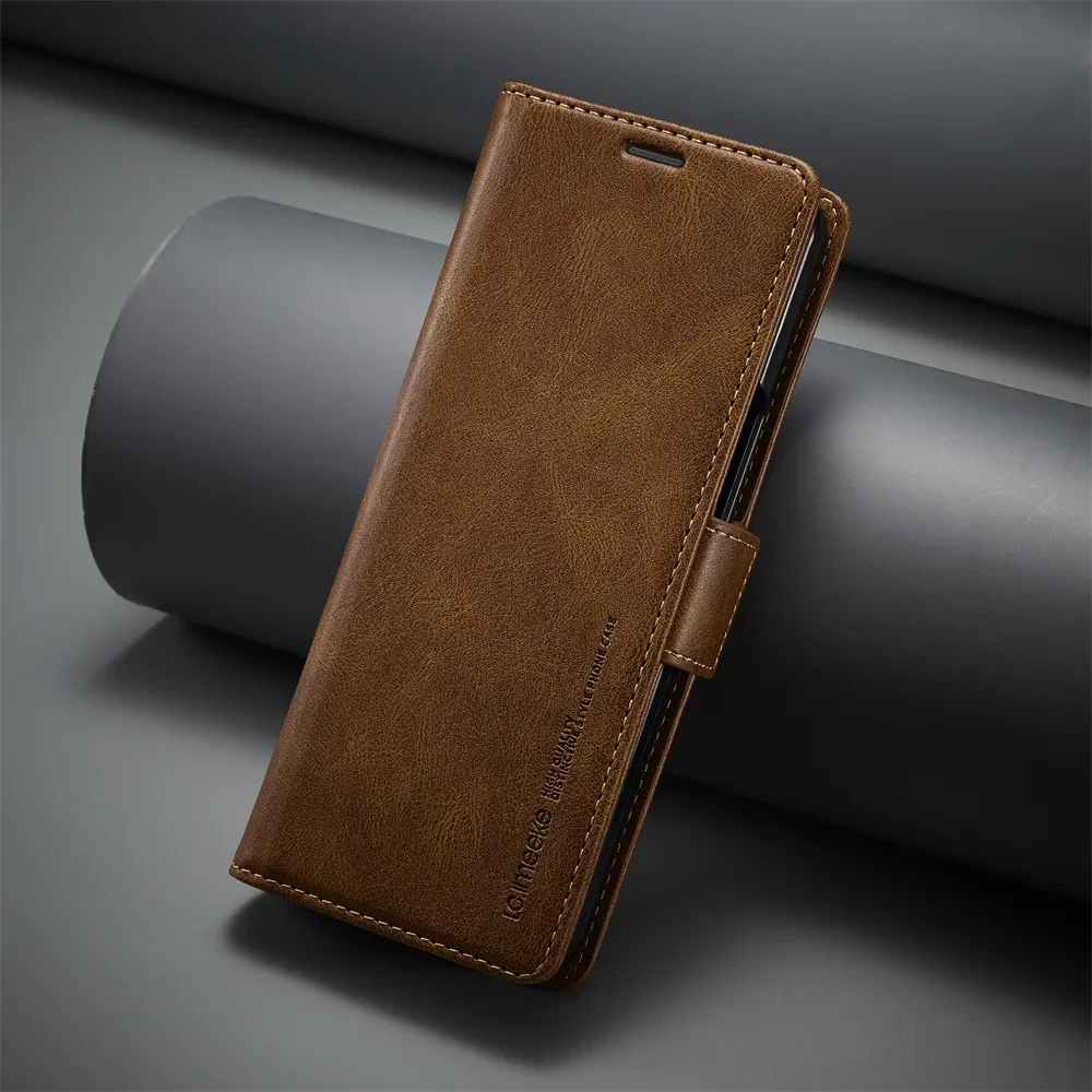 Leather Wallet Phone Case For  - Index Card Holder recension och pris