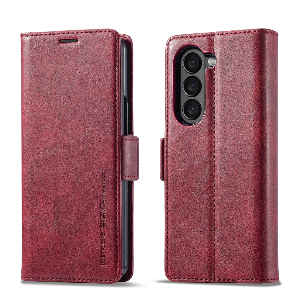 Leather Wallet Phone Case For  - Index Card Holder recension och pris