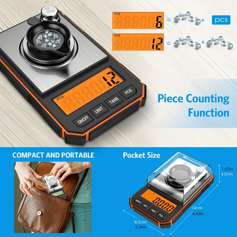 1pc 0.001g Professional Jewelr - Tape Dispenser Weighted recension och pris