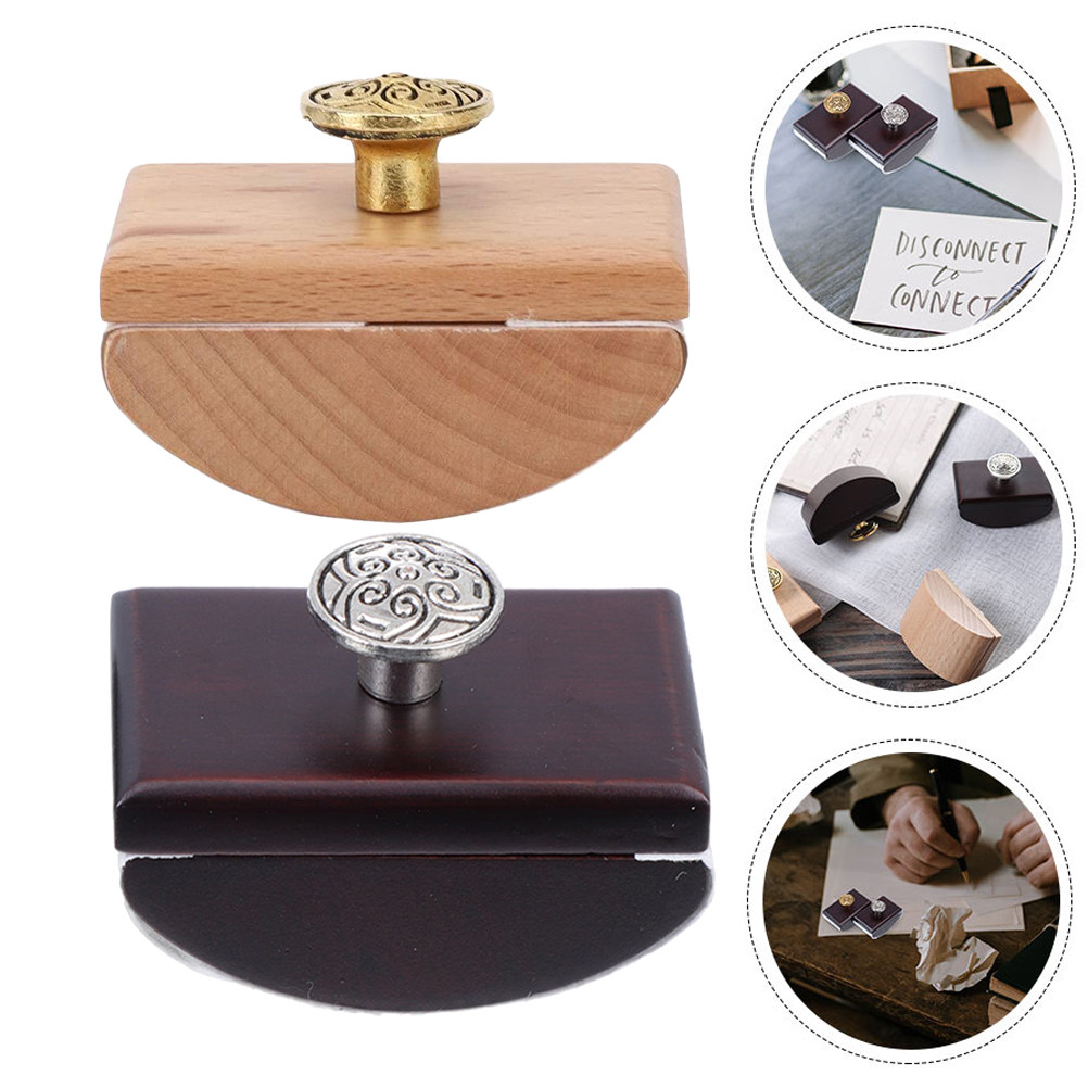 2Pcs Wooden Rocker Blotter Ink - Ink Blotter Paper recension och pris