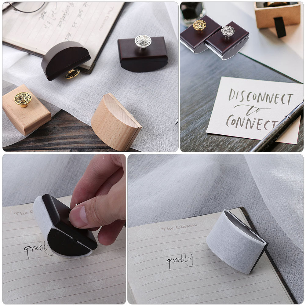 2Pcs Wooden Rocker Blotter Ink - Ink Blotter Paper recension och pris