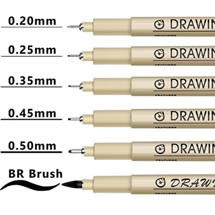 Muchcute Micro liner Drawing A - Archive Box Set recension och pris