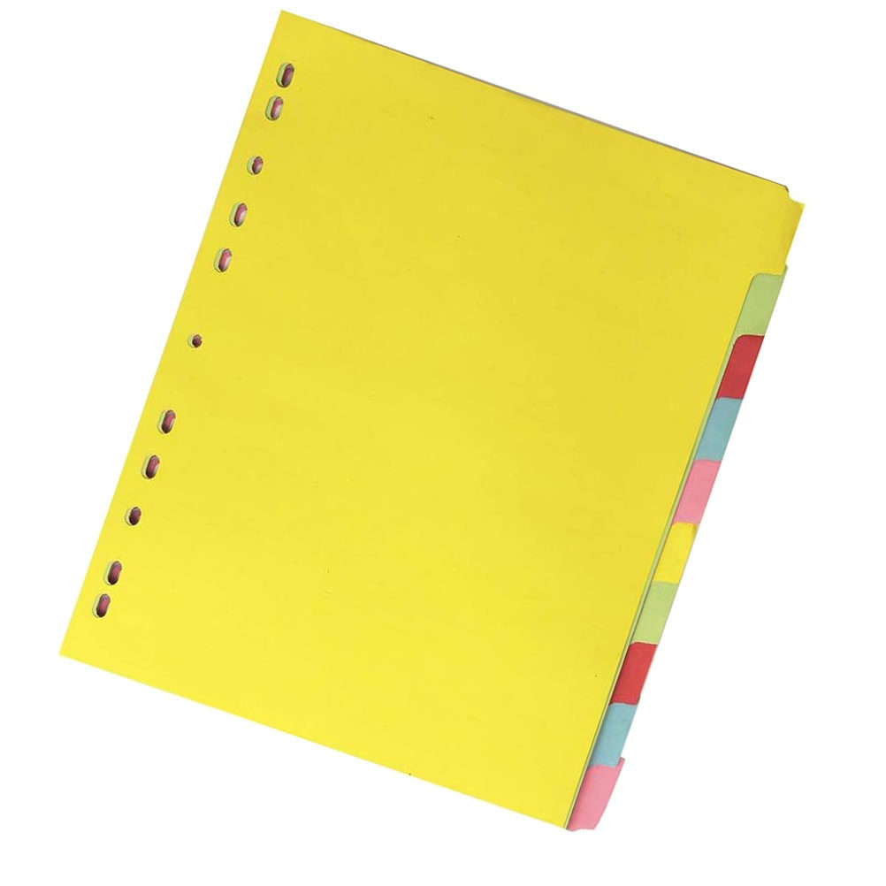 12Pcs A4 Index Dividers 11 Hol - Tab Divider A4 recension och pris