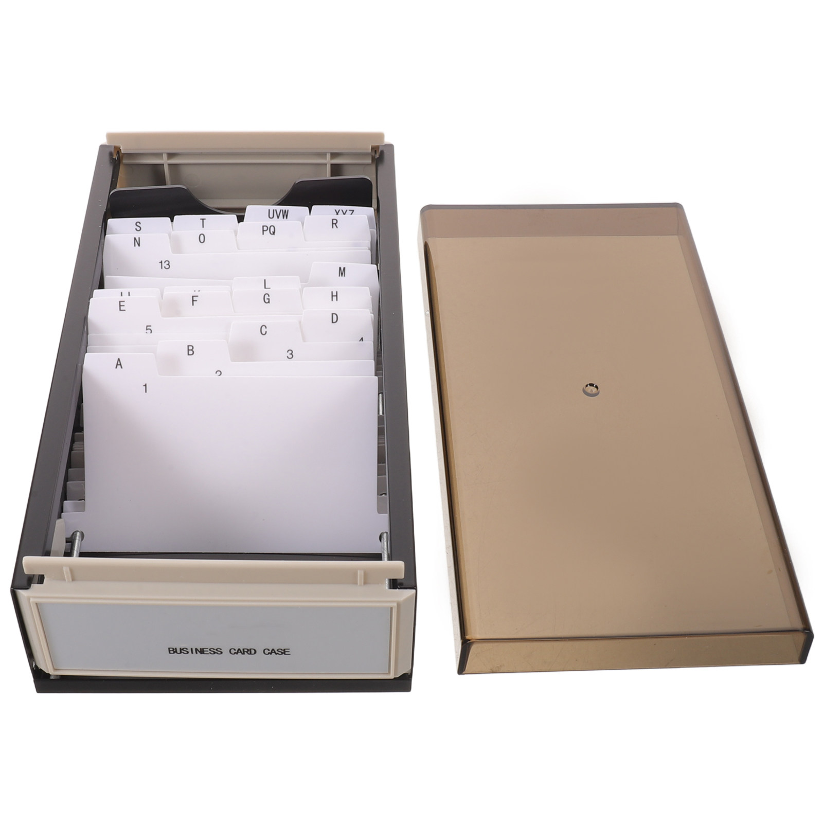 Business Card File Organizer L - Card Index Box recension och pris