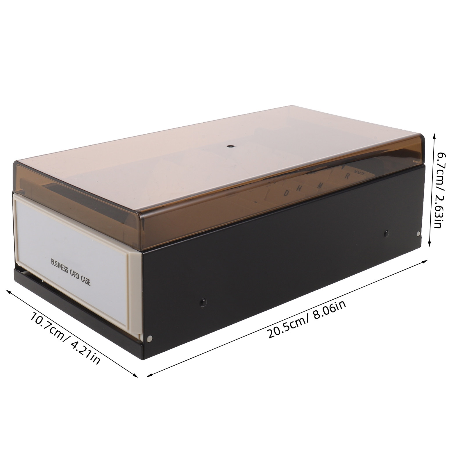 Business Card File Organizer L - Card Index Box recension och pris