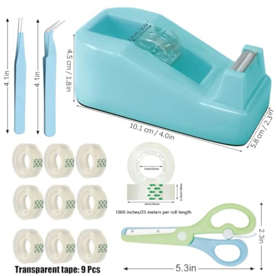 Desktop Tape Dispenser Kits wi - Tape Dispenser Weighted recension och pris