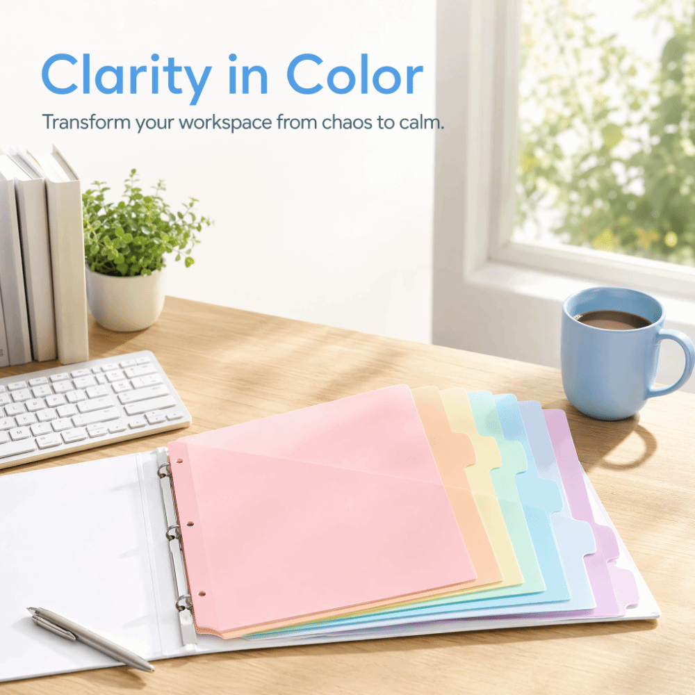 Durable Binder Dividers Pastel - Tab Divider A4 recension och pris