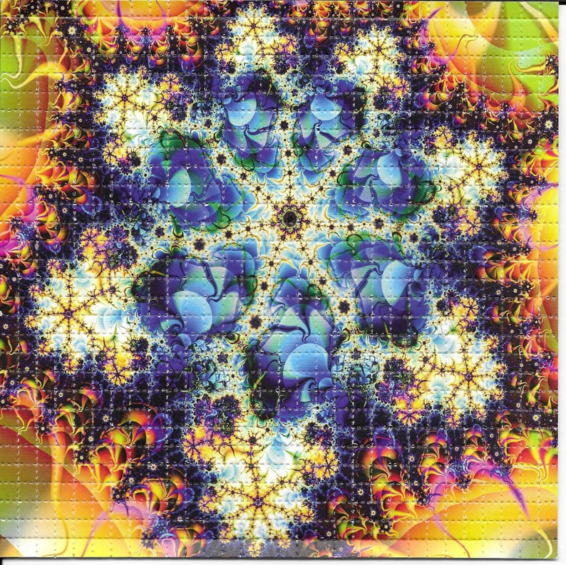 Fractal Psychedelic LSD Acid F - Ink Blotter Paper recension och pris