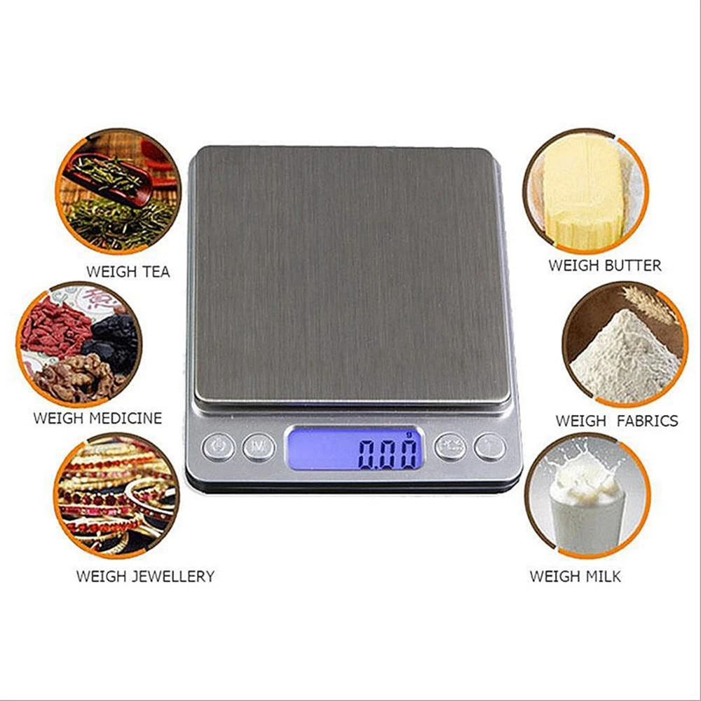 500g X 0.01g Digital Gram Scal - Tape Dispenser Weighted recension och pris