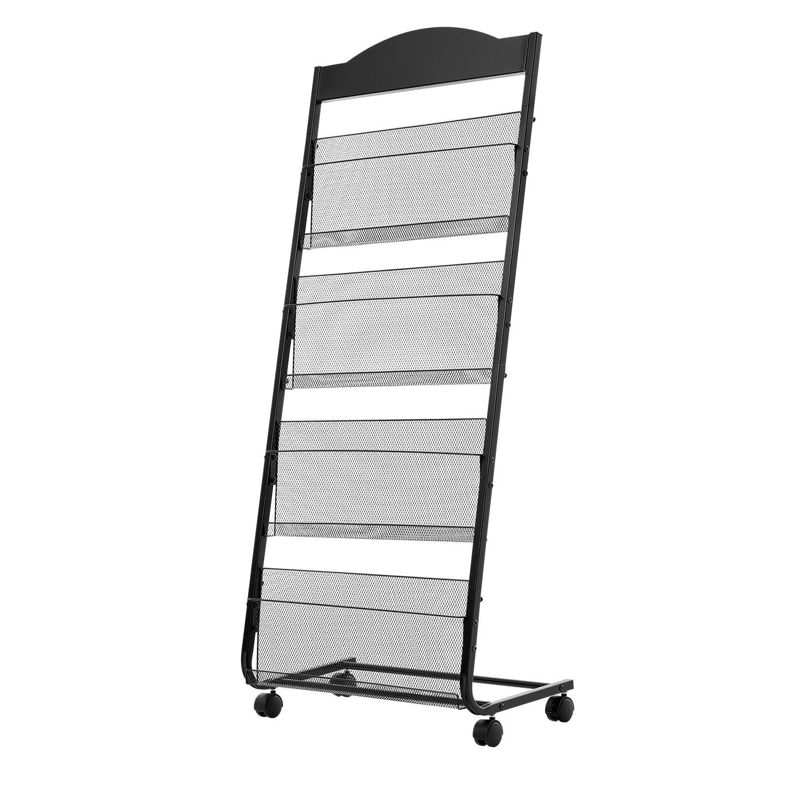 Brochure Display Rack, 4-Tier  - Magazine Holder Rack recension och pris