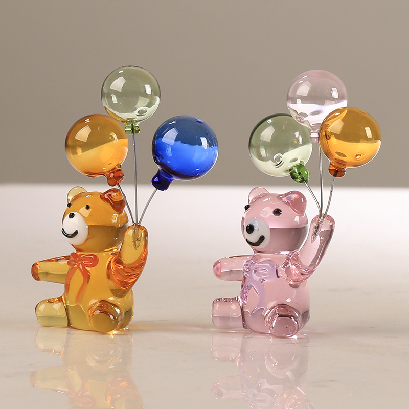 Crystal Bear Figurine with Thr - Paper Weight Crystal recension och pris