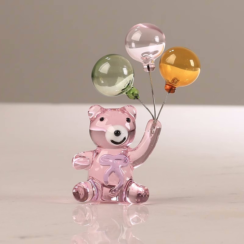 Crystal Bear Figurine with Thr - Paper Weight Crystal recension och pris