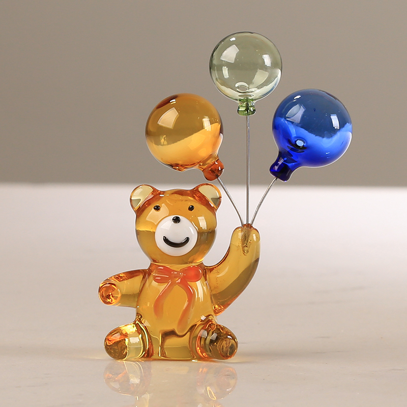 Crystal Bear Figurine with Thr - Paper Weight Crystal recension och pris