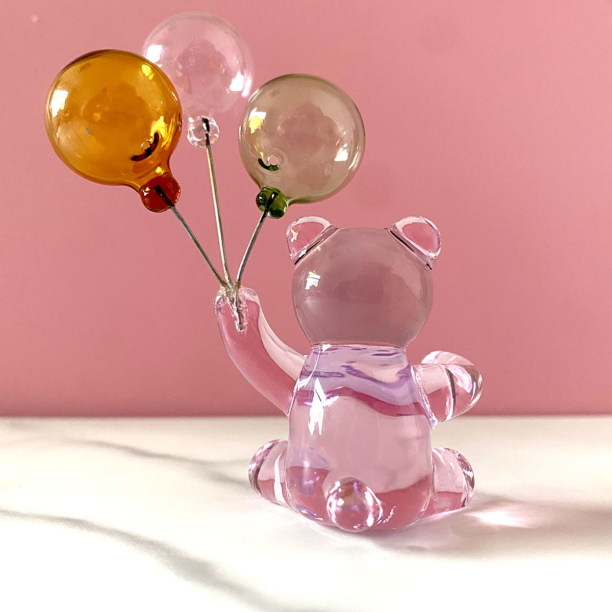 Crystal Bear Figurine with Thr - Paper Weight Crystal recension och pris