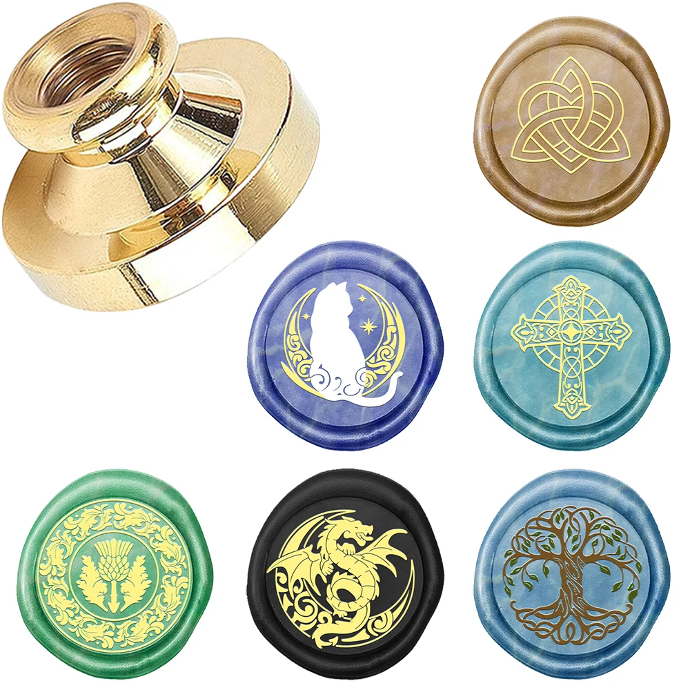 Creative Moon Rabbit Cross Dra - Wax Seal Stamp Set recension och pris