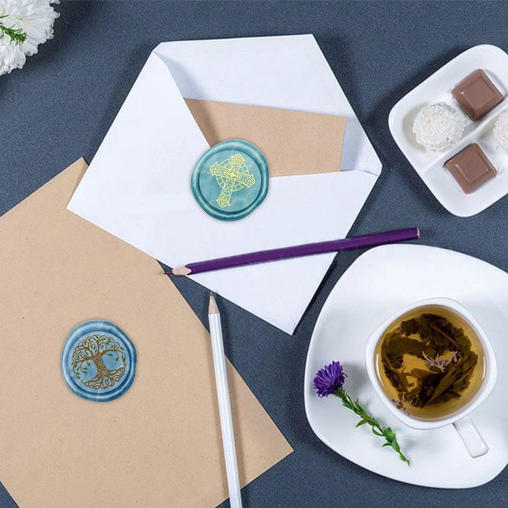 Creative Moon Rabbit Cross Dra - Wax Seal Stamp Set recension och pris