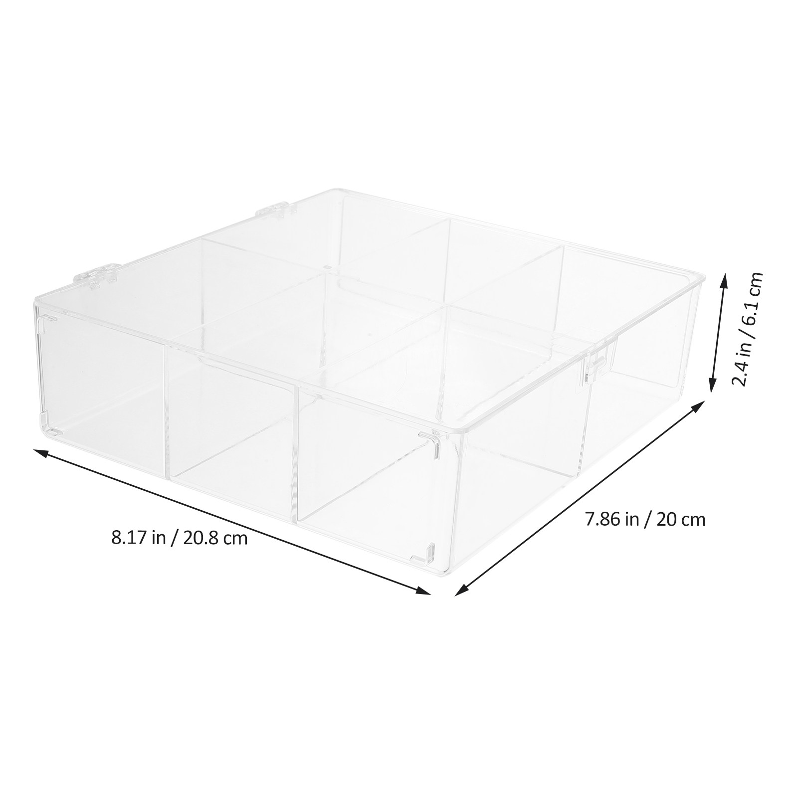 Clear Multipurpose Plastic Sto - Card Index Box recension och pris