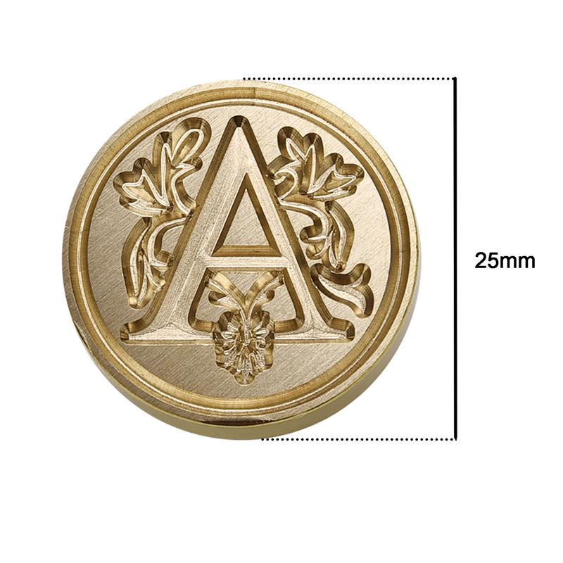 A-Z Vintage Sealed Wax Stamp H - Wax Seal Stamp Set recension och pris