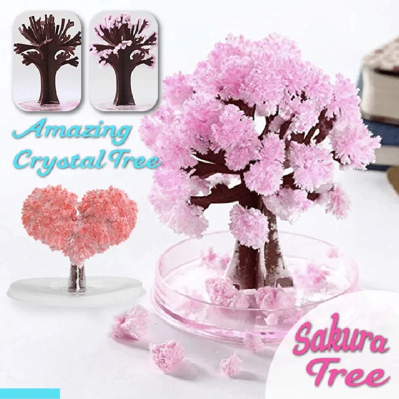 Mini Magic Sakura Miniature Tr - Paper Weight Crystal recension och pris