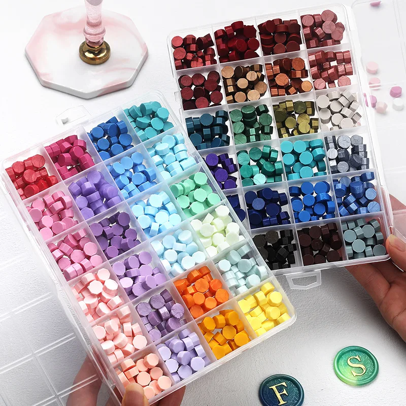 Retro Sealing Wax Beads Set 10 - Wax Seal Stamp Set recension och pris