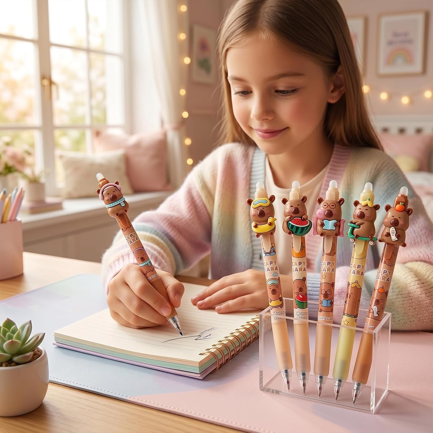 Cute Capybara Erasable Pens, 0 - Correction Pen Fine recension och pris