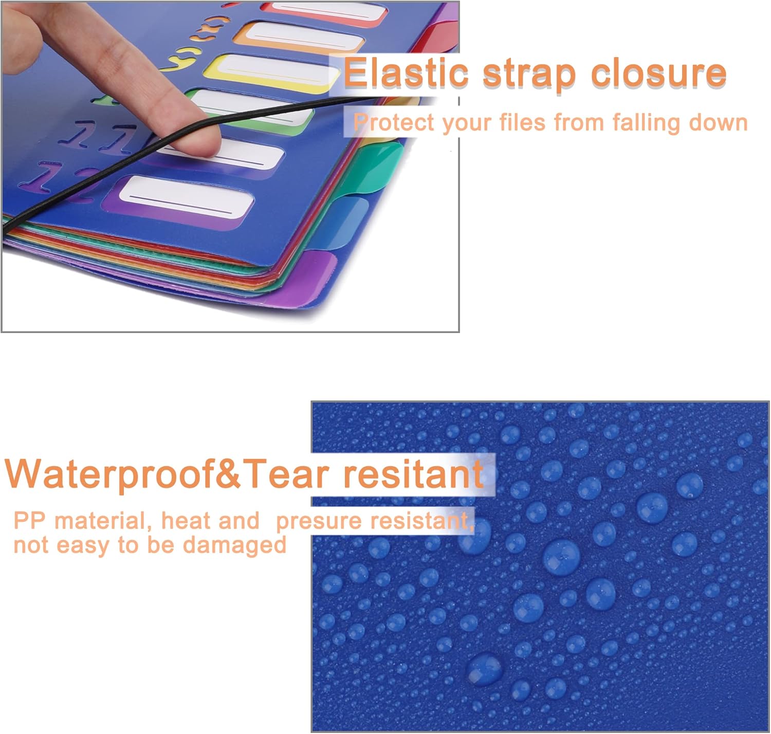 A4 Size Rainbow Tab Expanding  - Tab Divider A4 recension och pris