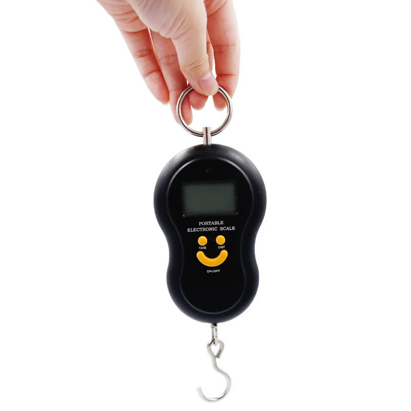 50kg 10g Digital Fishing Scale - Tape Dispenser Weighted recension och pris