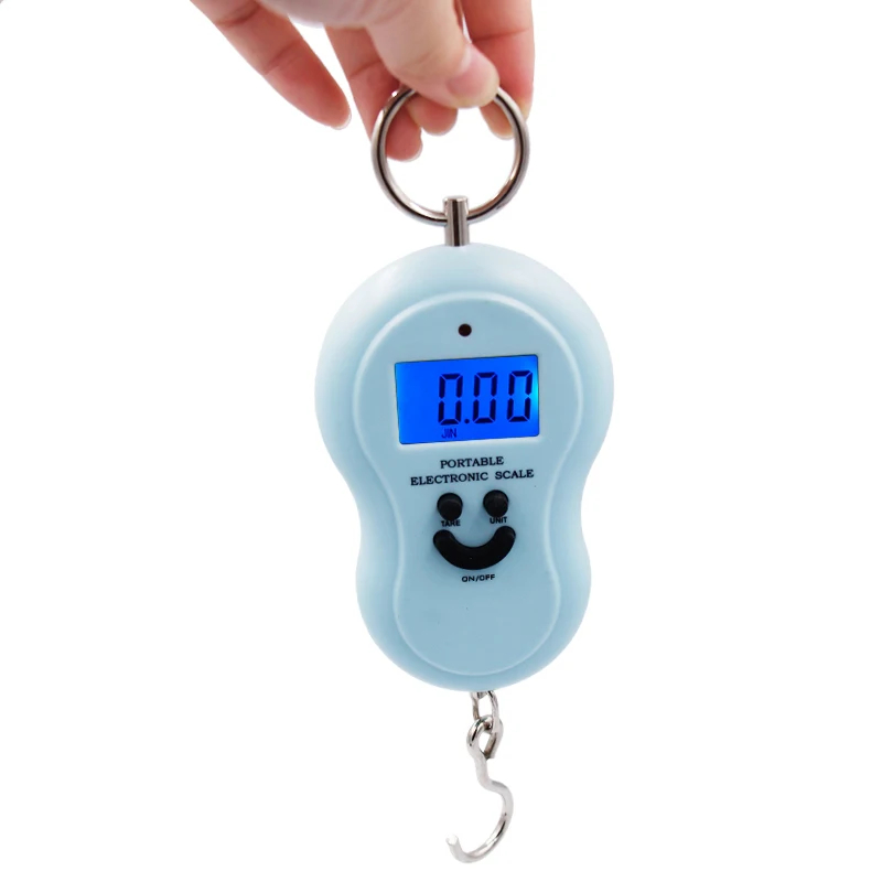 50kg 10g Digital Fishing Scale - Tape Dispenser Weighted recension och pris