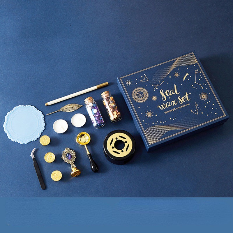 Starry Fire Lacquer Stamp Set  - Wax Seal Stamp Set recension och pris