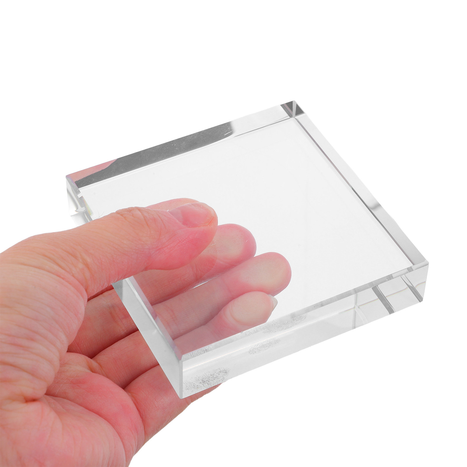 Clear Crystal Transparent Squa - Paper Weight Crystal recension och pris